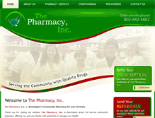 Tablet Screenshot of pharmacyinc.net